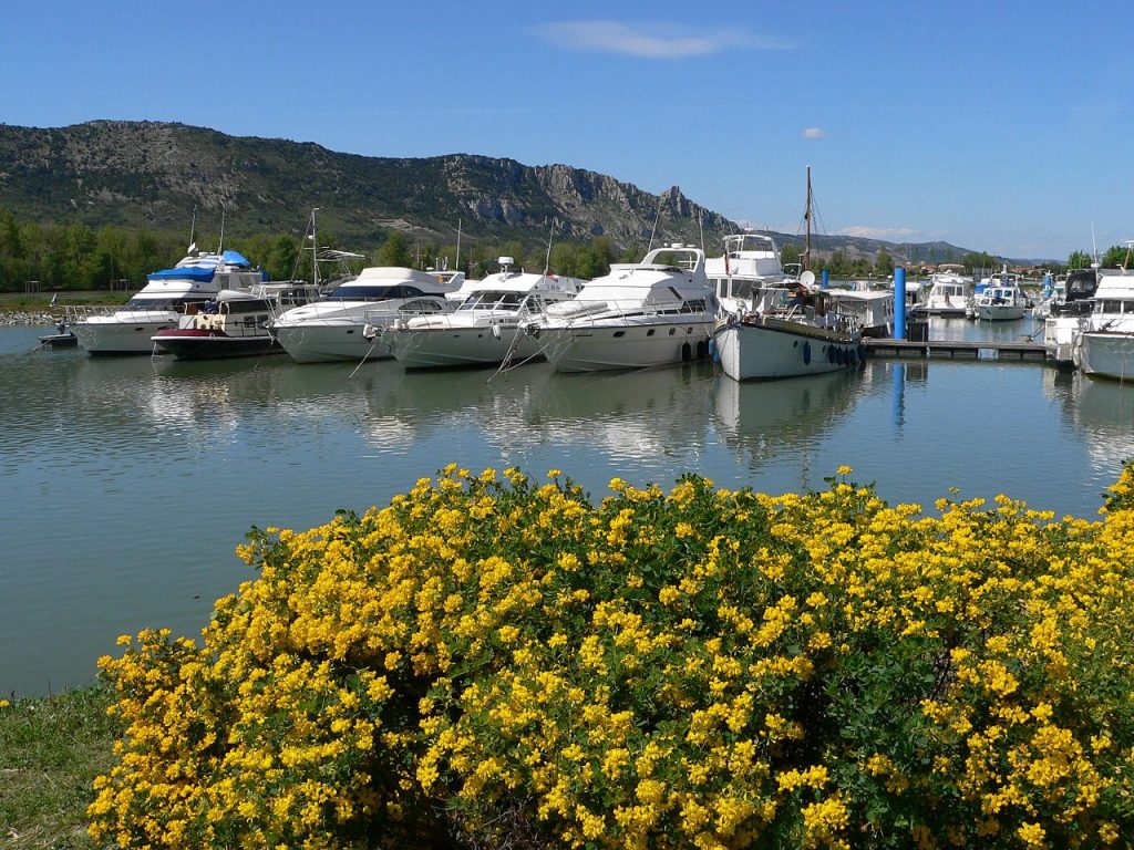 port de plaisance de Valence dans la Drôme