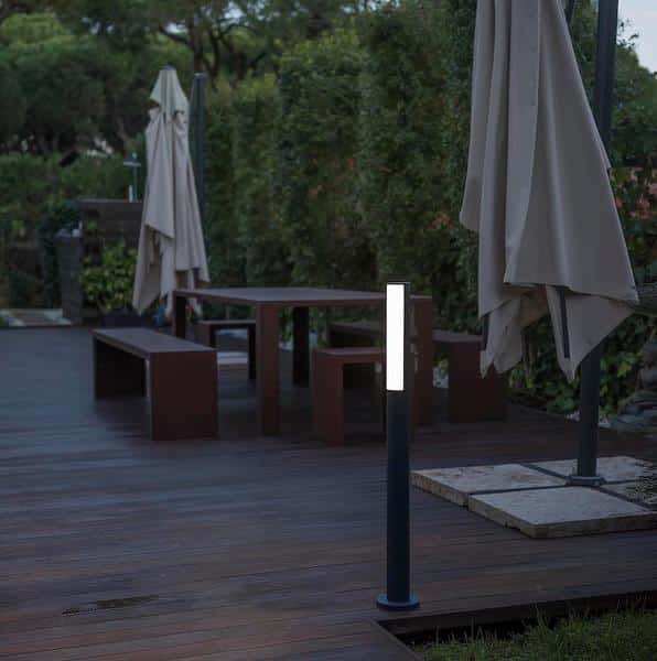 borne-exterieure-led-faro-beret-anthracite-aluminium